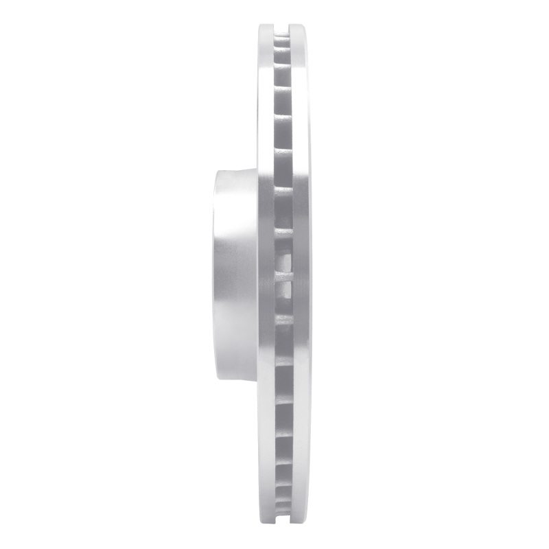 Audi S8 Brake Rotor (1) - Front Right - R1 Concepts - Drilled & Slotted - Silver - `01-`03